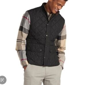 Barbour Black Lowerdale Quilted Vest